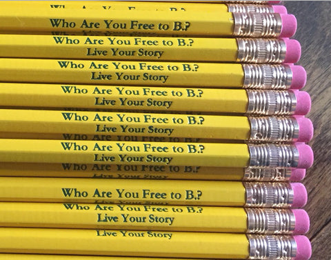 Who are you Free to B.? Pencils - Pack of 10