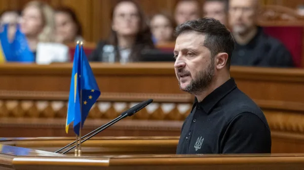 Zelenskyj odhalil část plánu vítězství. Prvním bodem je pozvání do NATO