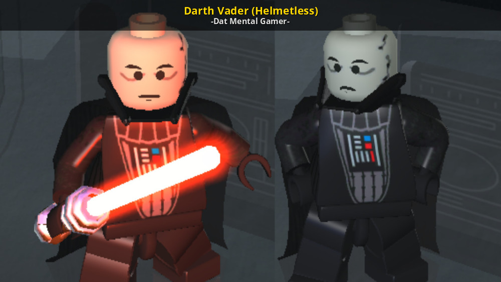 Darth Vader (Helmetless) [LEGO Star Wars: The Complete Saga] [Mods]