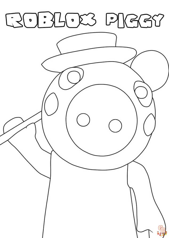 Roblox coloring pages to print for kids 14