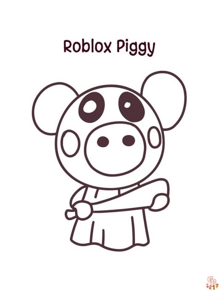 Roblox coloring pages to print for kids 15