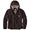 Dark Brown Carhartt OJ4392-M Relaxed Fit Washed Duck Sherpa-Lined Jacket - J141