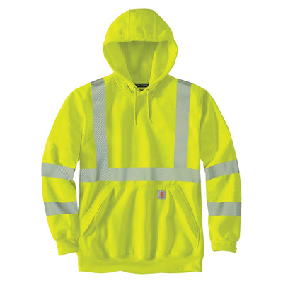 Brite Lime Carhartt ANSI Class 3 Loose Fit Midweight Hooded Hi-Vis Sweatshirt