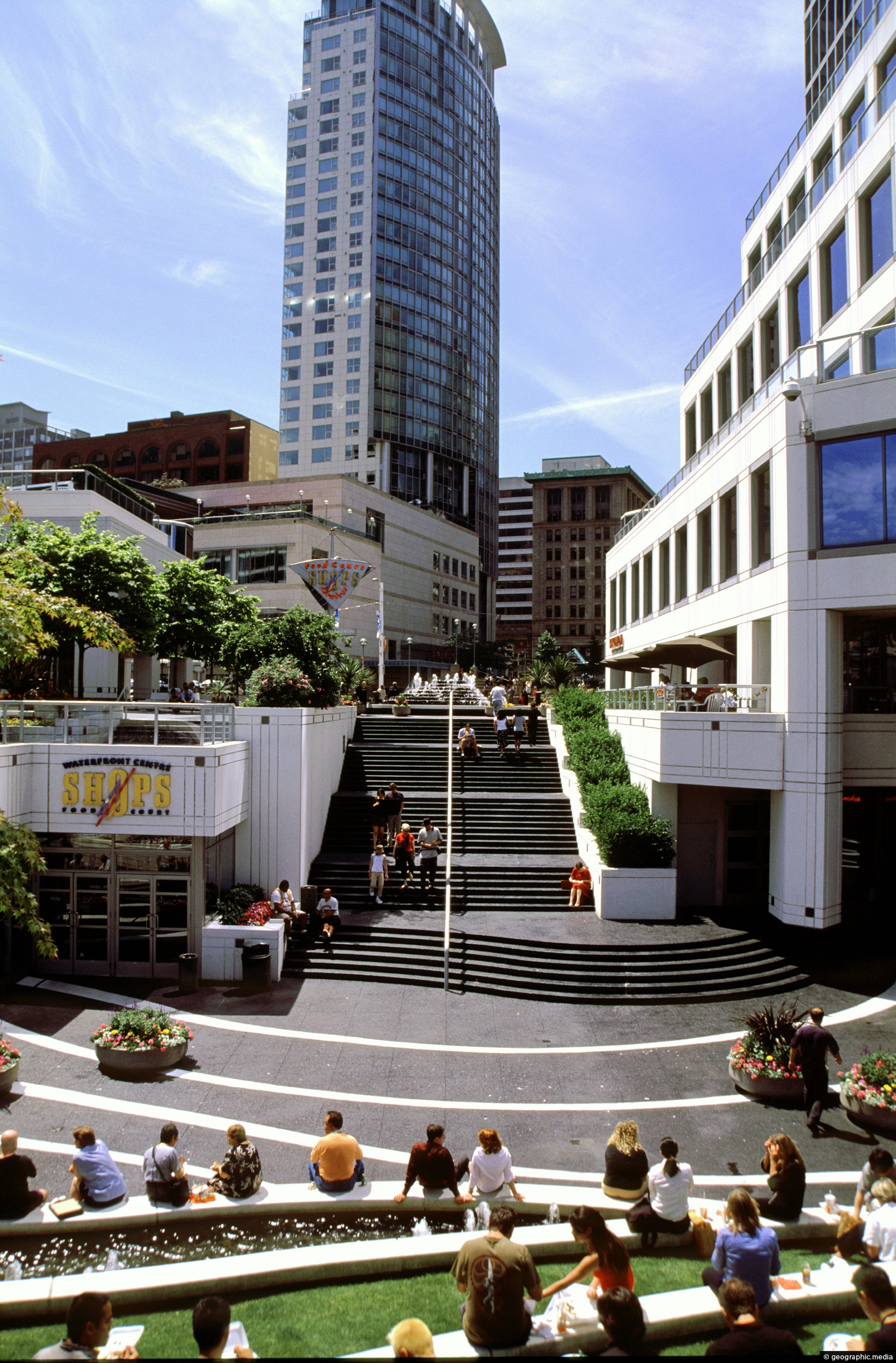 Waterfront Centre Food Court in Vancouver