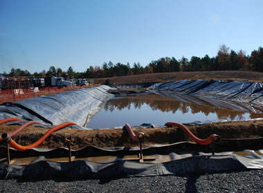 pond used for frac water