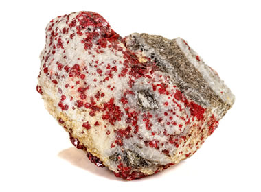 cinnabar on dolomite