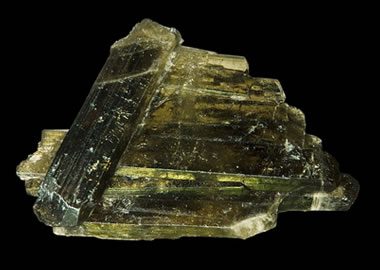 Epidote crystals