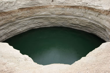 Darvaza Water Crater