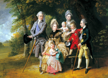 Painting of George III's family