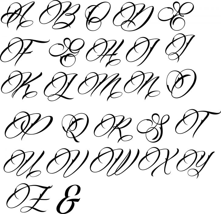 Fancy Letters Drawing at GetDrawings | Free download