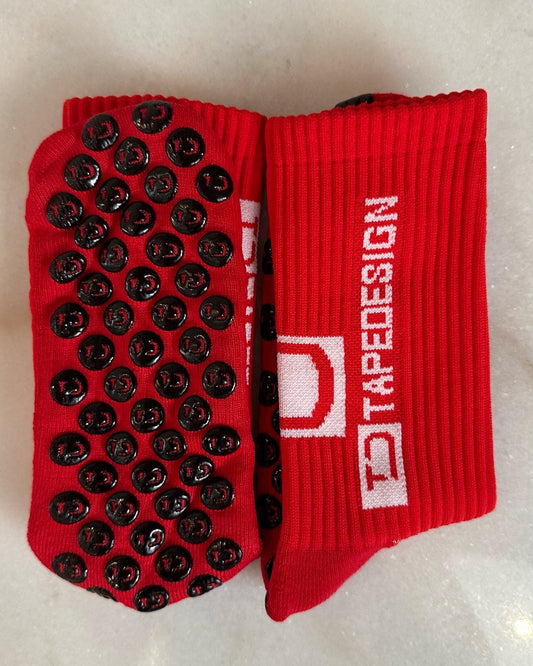 Get The Grip Socks- RED