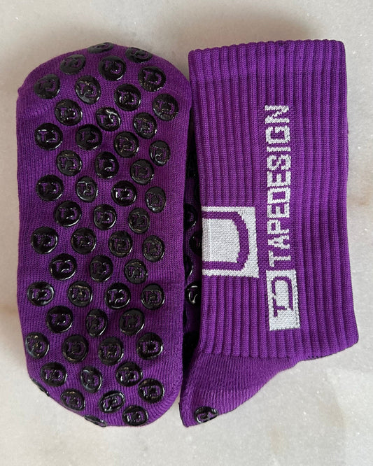 Get The Grip Socks- PURPLE