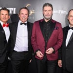 Rod Vanderbilt, Mitch Lowe, John Travolta and Ted Farnsworth attend the New York premiere of Gotti