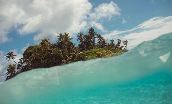 Small island nations, such as Tuvalu (pictured) are at heightened risk of impacts of climate change.