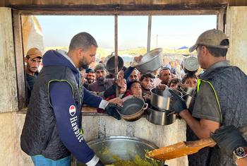 Hot meals are a lifeline to many Gazans, while the ongoing Israeli siege of northern Gaza enters its 75th day.