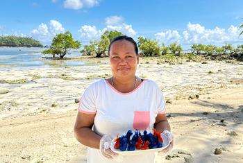 Alma Gonzales, a coconut candy entrepreneur on the remote Philippine island of Siargao