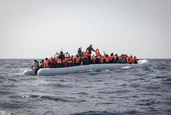 Migrants rescued off the coast of Libya by SOS Méditerranée NGO. (file)