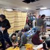 People wounded in bombardments are treated at Al-Shifa Hospital, in Gaza City.