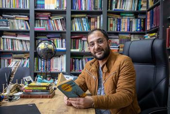 Over a year after devastating earthquakes, Muhammed is bringing life back to his hometown through the power of books.