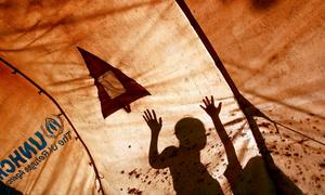 People seek refuge at a shelter supported by the UN Refugee Agency (UNHCR) in Beto Timur, Timor-Leste.