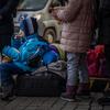  Thousands of Ukrainians seek safety in neighbouring Poland.