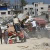 Following Israeli evacuation orders, Gazans had to move multiple times across the enclave since October. (file)