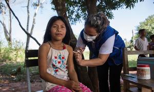 Vulnerable communities in Paraguay are being vaccinated against COVID-19 and influenza.