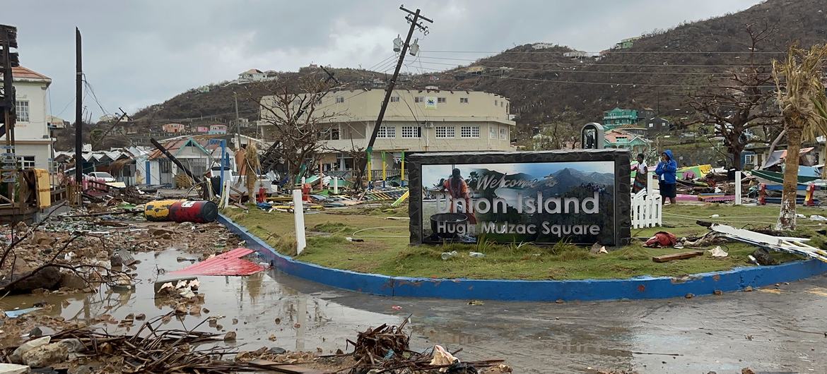 Hurricane Beryl caused massive destruction on Union Island in Saint Vincent and the Grenadines.