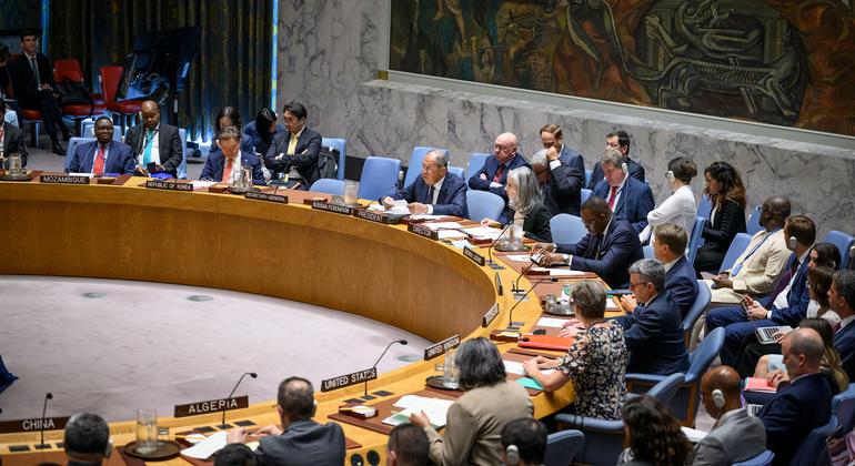 Заседание Совета Безопасности ООН под председательством России.
