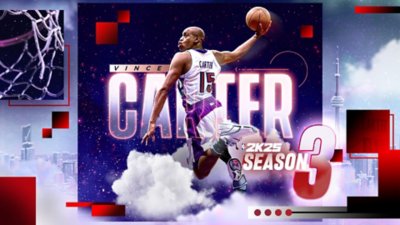 Illustrasjon for Sesong 3 i NBA 2K25 med Vince Carter