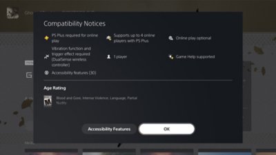 PS5 accessibility features video showcasing the new Accessibility features on playstation store