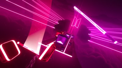 Beat Saber gameplay screenshot