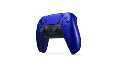 Cobalt Blue DualSense wireless controller side view