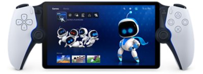 Reproductor remoto PlayStation Portal con Astrobot en la pantalla