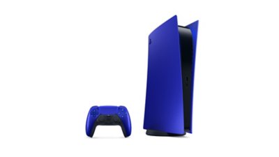 Husă Cobalt Blue pentru console PS5 digital edition