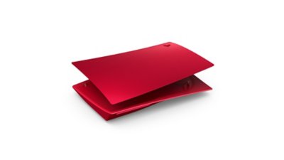 Vedere laterală pentru husa Volcanic Red pentru console PS5