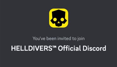 Pantalla de Discord de Helldivers 2 