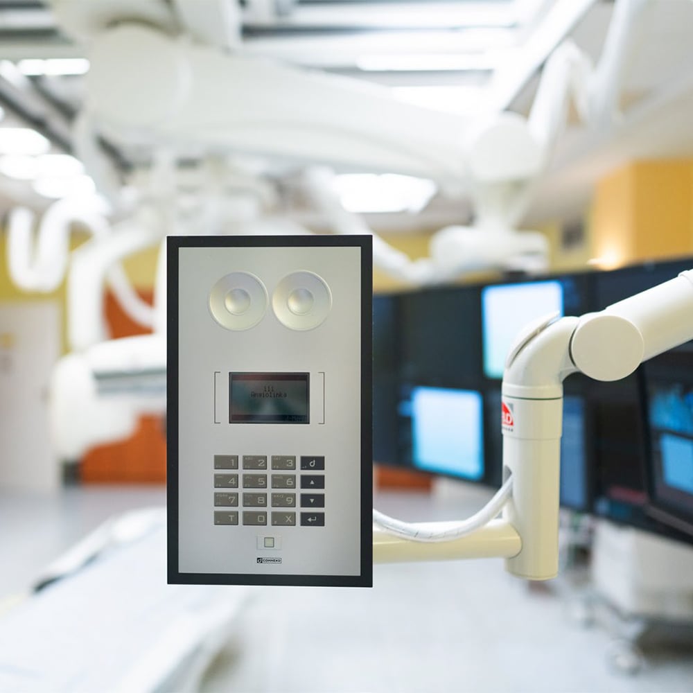 intercom system at the University Hospital Ostrava