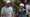 Chris Kirk of the United States and his caddie, Michael Cromie, prepare for a shot on the second tee during the third round of the BMW Championship at Castle Pines Golf Club