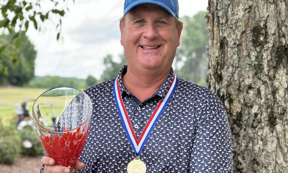 Trent Gregory won the Golfweek Senior National. (Photo by Ron Gaines)