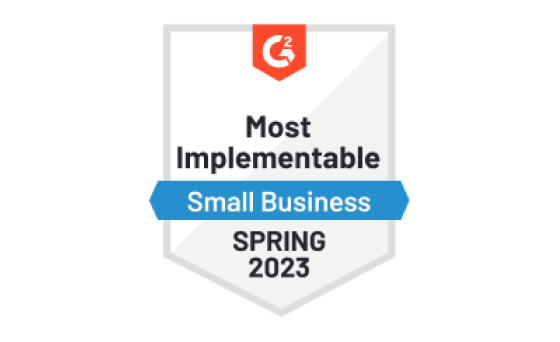 G2 Most Implementable Badge