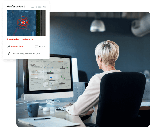 GPS fleet tracking geofence alerts