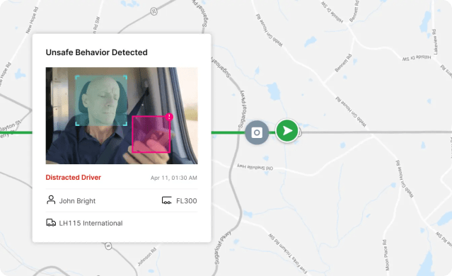 unsafe behavior detection in fleet management
