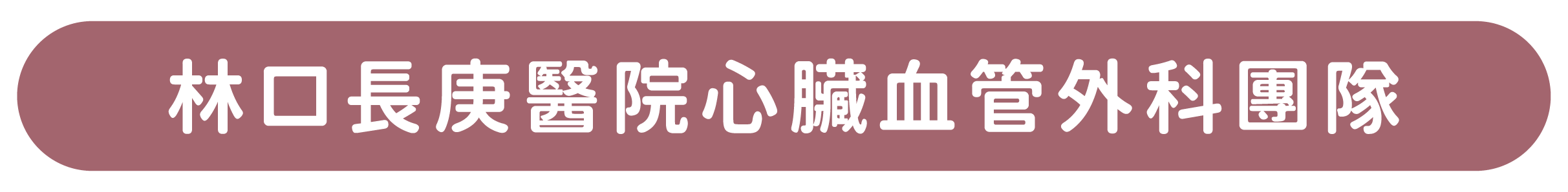 林口長庚醫院心臟血管外科團隊