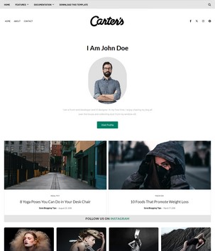 Carter Blogger Templates