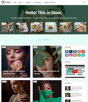 Gloer Blogger Templates