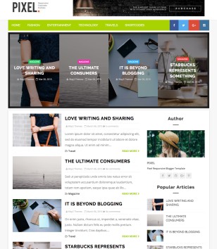 Pixel Blogger Templates