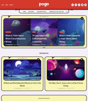 Pogo Blogger Templates