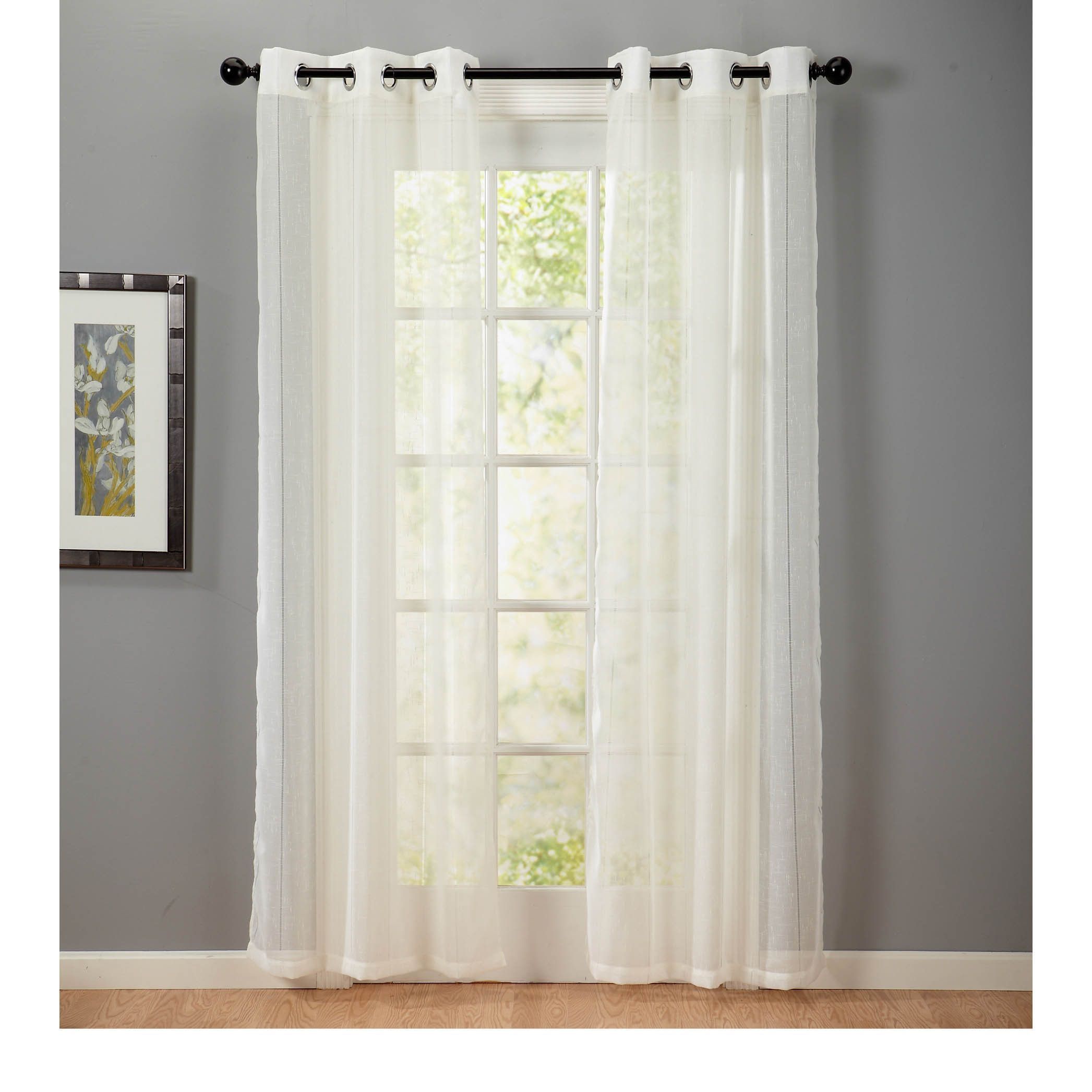 Home Fashion Designs Katherine Collection Textured Linen Grommet Regarding Textured Linen Curtains (View 12 of 15)