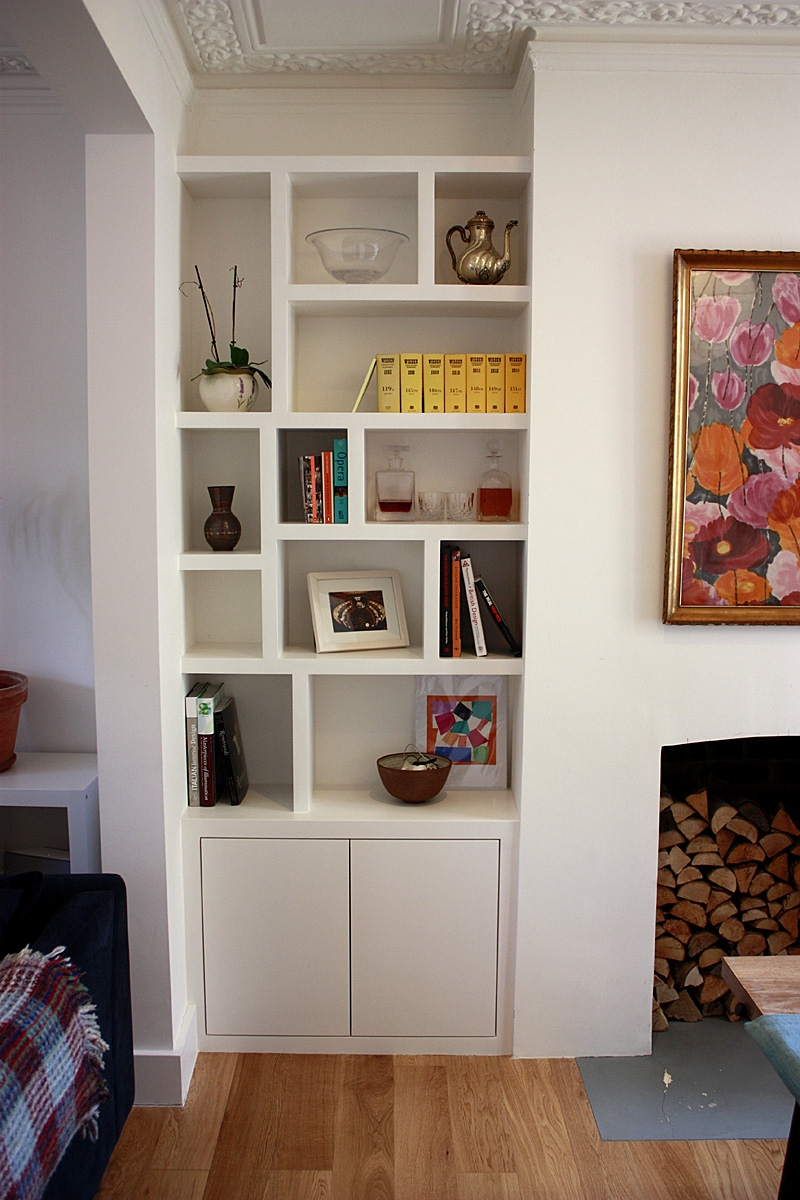 Fitted Wardrobes Bookcases Shelving Floating Shelves London With Fitted Cabinets Living Room (View 8 of 15)